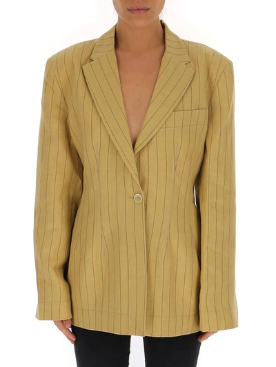 Jacquemus La Veste Novio Blazer In Yellow,brown