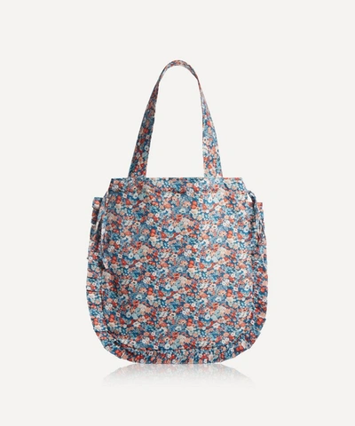 Maison M Thorpe Hill Frilled Cotton Tote Bag In Assorted