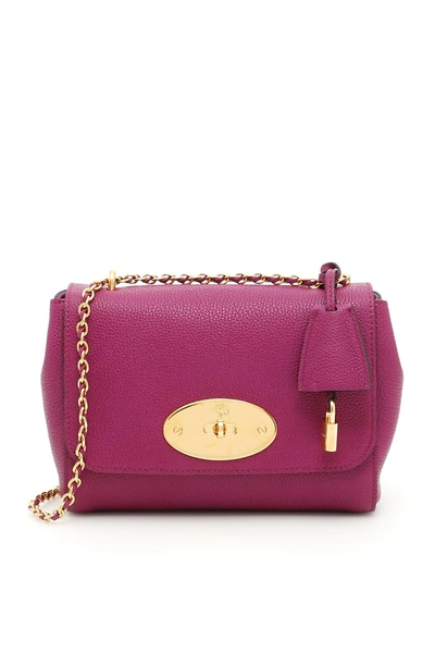 Mulberry Classic Grain Small Lily Bag In Violetviola