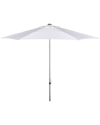 Safavieh Hurst 9 Ft Push Up Umbrella In White