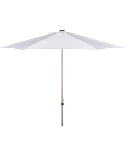 Safavieh Hurst 9 Ft Push Up Umbrella In White