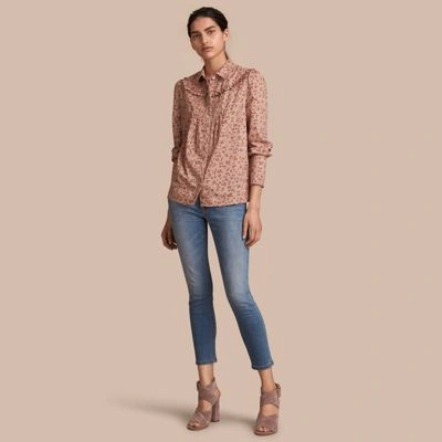 Burberry best sale ruffle shirt