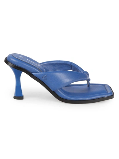Circus By Sam Edelman Skeet Womens Faux Leather Flip Flop Thong Sandals In Cobalt