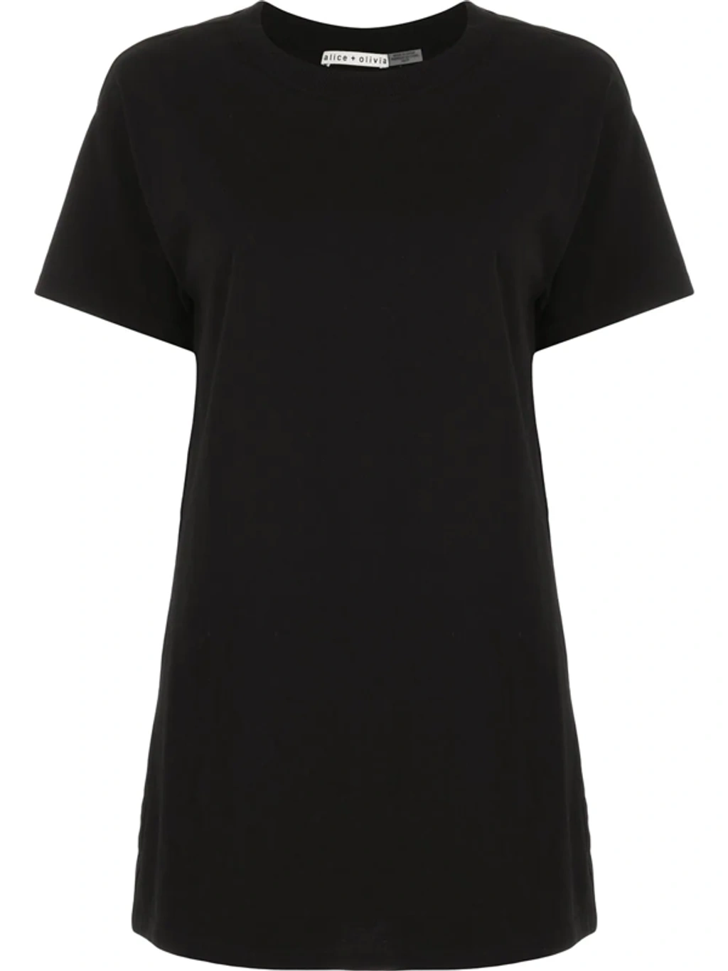 Alice And Olivia Garner Drop-shoulder Boxy T-shirt Dress In