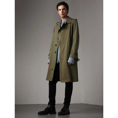 Tropical gabardine trench coat sale