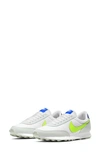 Nike Dbreak Women's Shoes In White,light Silver,hyper Royal,electric Green