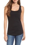 Caslonr Cotton Tank In Black