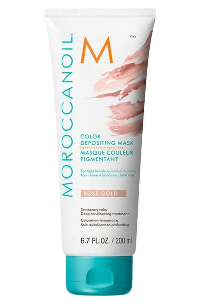 Moroccanoilr Color Depositing Mask Temporary Color Deep Conditioning Treatment, 6.7 oz In Rose Gold