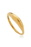 Monica Vinader Gold Plated Vermeil Silver Deia Ring