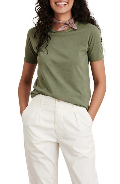 Alex Mill Frankie Organic Cotton T-shirt In Army Green