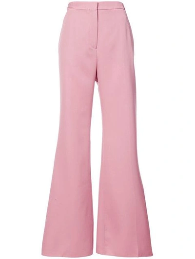 Rochas Flared Trousers - Pink