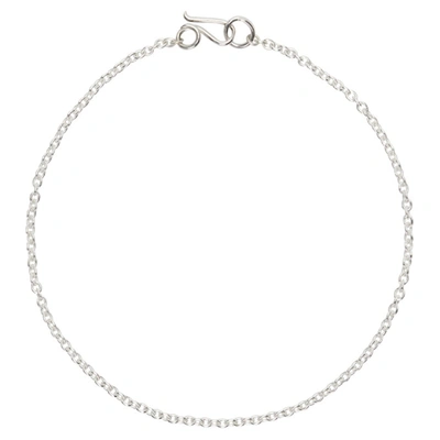 Sapir Bachar Silver Loop Clasp Necklace