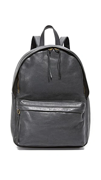 Madewell Lorimer Backpack In True Black