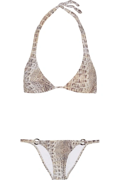 Melissa Odabash Italy Printed Triangle Bikini