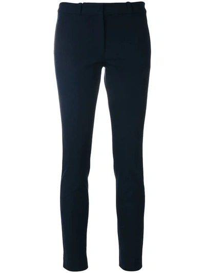 Joseph Skinny Tailored Trousers In Blue