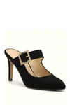 Adrienne Vittadini Women's Noele Satin Mules Women's Shoes In Black-st