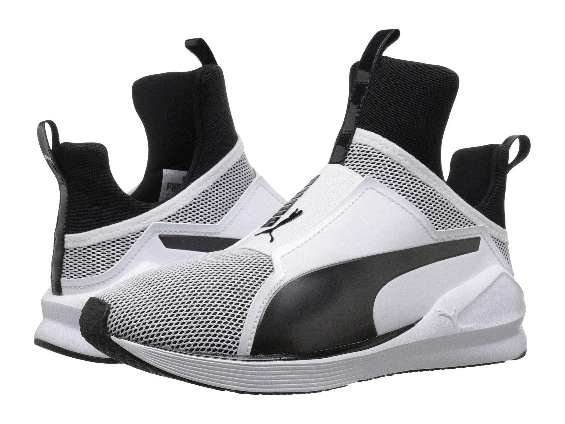 puma fierce core black and white