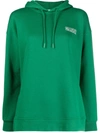 Ganni Software Isoli Oversized Hoodie Kelly Green Size Xxs/xs