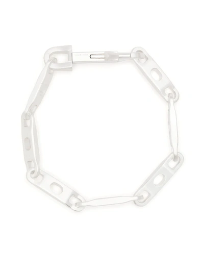 Rick Owens Phlegethon Silver Chain Bracelet | ModeSens
