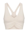 Alo Yoga Wild Thing Sports Bra In Ivory