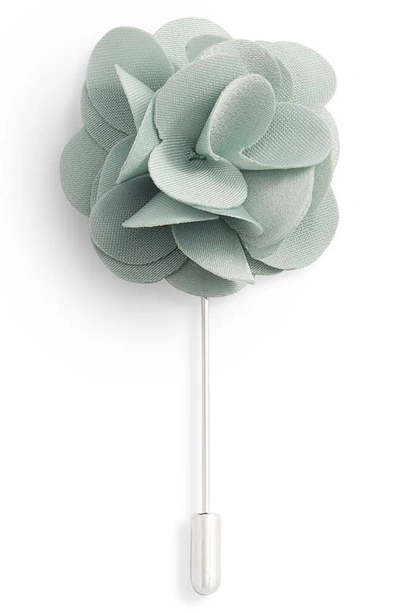 Nordstrom Floral Lapel Pin In Sage