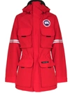 Canada Goose Science Research Water Resistant Jacket In Red