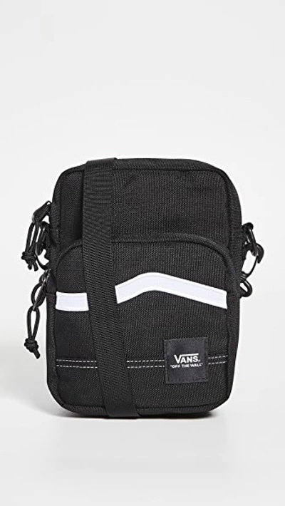 Vans Construct Shoulder Bag In Black/white