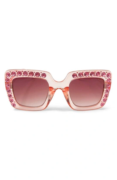 Glambaby Kids' Bella Crystal Frame Sunglasses In Pink