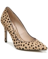 Sam Edelman Women's Hazel Pointed Toe High-heel Pumps In Tan Multi