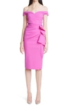 Chiara Boni La Petite Robe Chiara Boni La Petite Off-the-shoulder Cocktail Dress - 100% Exclusive In Pink Lady