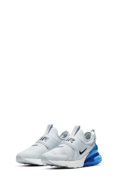 Nike Air Max 270 Extreme Little Kidsâ Shoes In Platinum/ Blue Void/ Blue