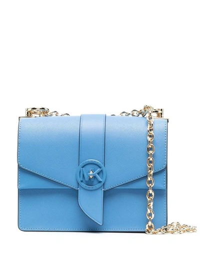 Michael Michael Kors Greenwich Crossbody Bag In Light Blue