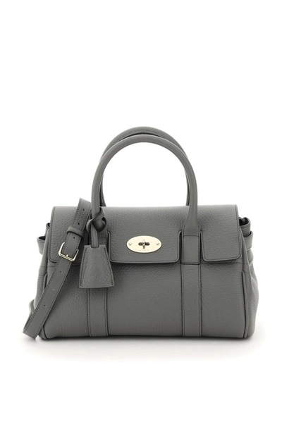 Mulberry Bayswater Soft Small Bag In Grey