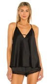 Flora Nikrooz Victoria Charmeuse Cami In Black