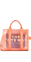 Marc Jacobs The Mesh Small Traveler Tote Bag In Fusion Coral