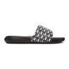 Nike Men's Victori One Slide Sandals From Finish Line In Black/white/black