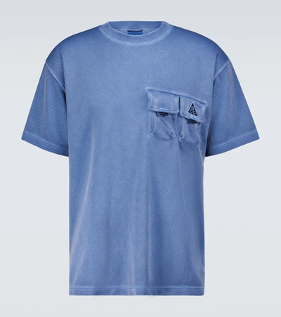 Nike Nrg Acg Watchman Peak T-shirt In Blue Void