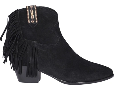 Ash Hysteria Ankle Boots In Black