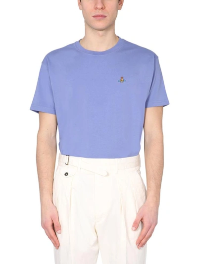 Vivienne Westwood Crew Neck T-shirt In Lilac