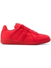 Maison Margiela Replica Round Toe Sneakers In Red