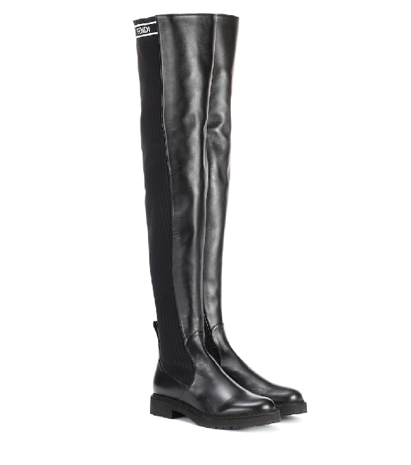 fendi knit boots