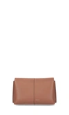 Wandler Carly Mini Calfskin Heavy-chain Shoulder Bag In Amber