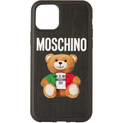 Moschino Black Italian Teddy Bear Iphone 11 Pro Case