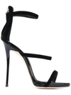 Giuseppe Zanotti Harmony Black Patent Leather Sandals