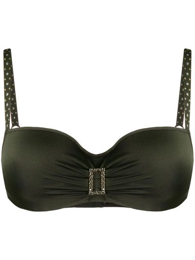 Marlies Dekkers Embellished Balcony Bra In Green