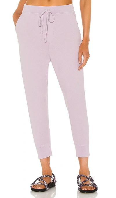 Nili Lotan Cropped Military Pant In Lavender