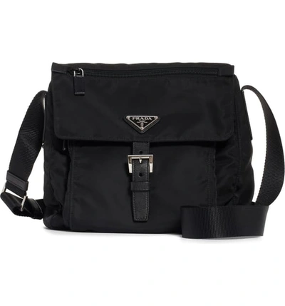 Prada Small Nylon Crossbody Bag, Black (nero)
