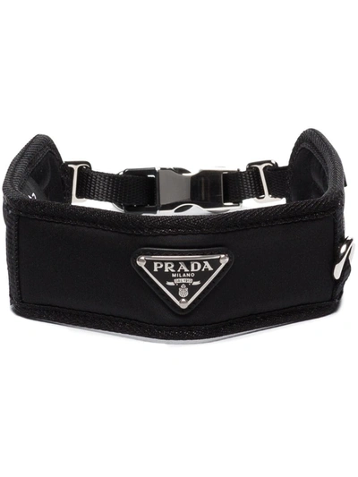 Prada Black Nylon Dog Collar