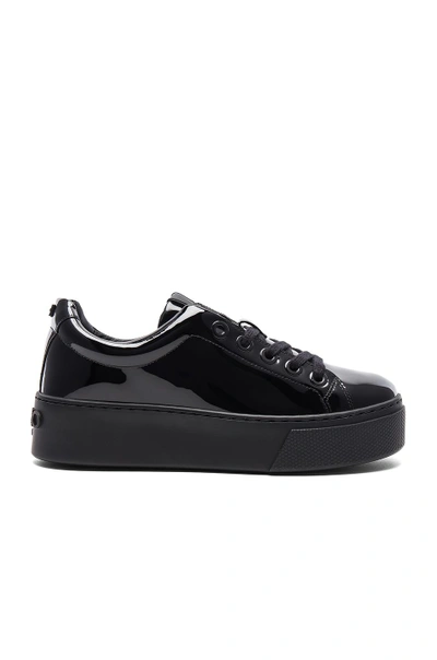 Kenzo K-lace Platform Sneakers In Black