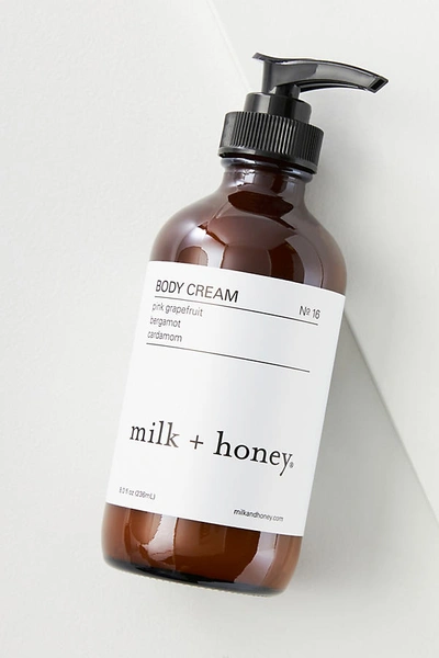 Milk + Honey Body Cream No. 16 8 Oz. In Brown